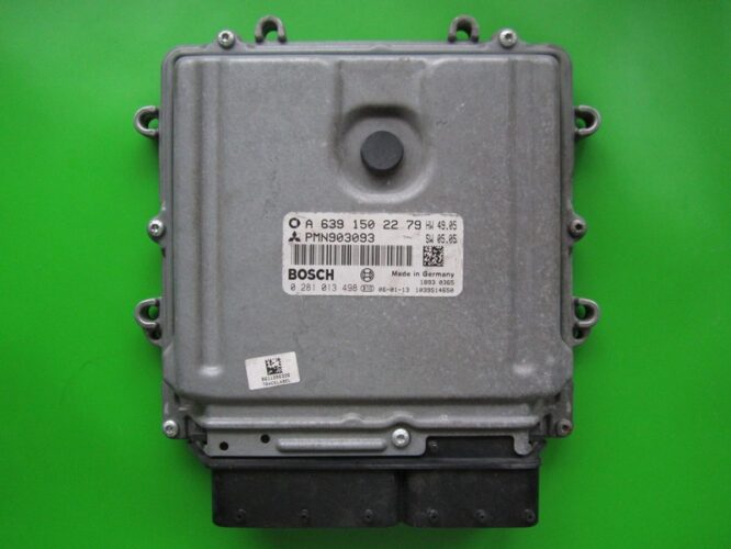 ECU Engine Control Unit Smart Forfour 1.5CDI A6391502279 0281013498 EDG16C33-0