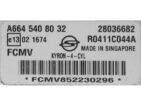 ECU Engine Control Unit Ssangyong Kyron 2.0XDI 28036682 DCM3.1-0