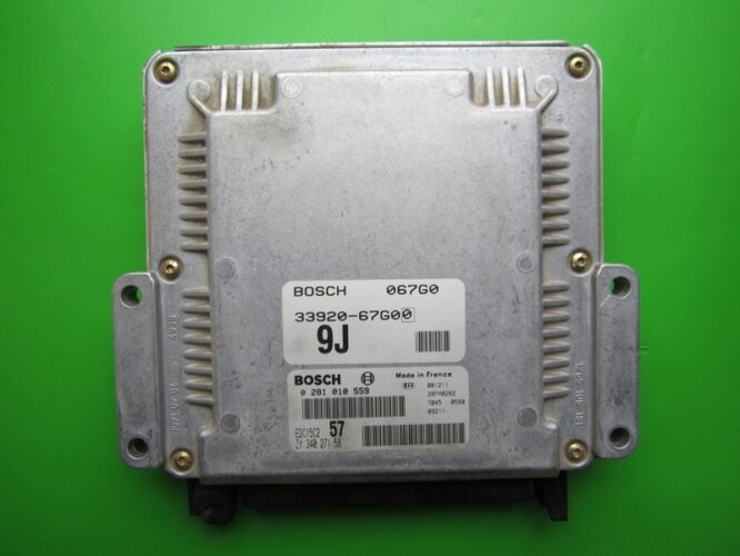 ECU Engine Control Unit Suzuki Grand Vitara 2.0HDI 33920-67G0 0281010559 EDC15C2-0