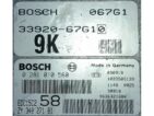 ECU Engine Control Unit Suzuki Grand Vitara 2.0HDI 33920-67G1 0281010560 EDC15C2-0