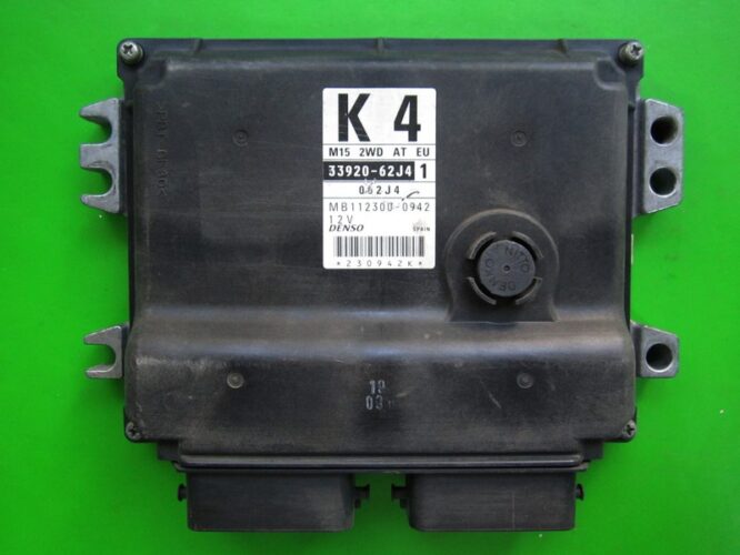 ECU Engine Control Unit Suzuki Swift 1.3 33920-62J4 MB112300-0942 K4-0