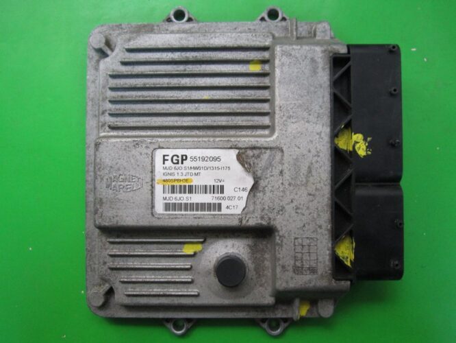 ECU Engine Control Unit Suzuki Iignis 1.3DDIS 55192095 6JO.S1-0