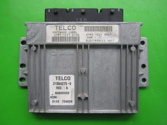 ECU Engine Control Unit Tata Indigo 1.4 279115210106 21584275-0