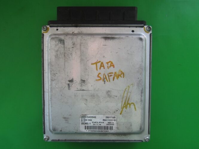 ECU Engine Control Unit Tata Safari 3.0 28017169 R0411C031B DCM3.1-0