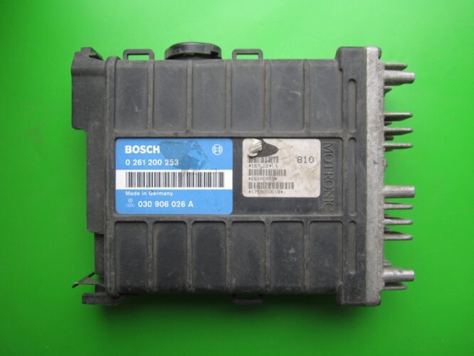 ECU Engine Control Unit VW Polo 1.0 030906026A 0261200253 MA1.2.1-0