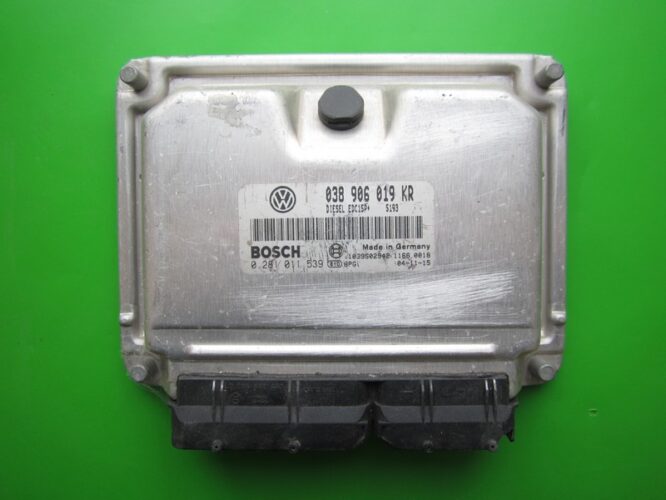 ECU Engine Control Unit VW Beetle 1.9TDI 038906019KR 0281011539 EDC15P+-0