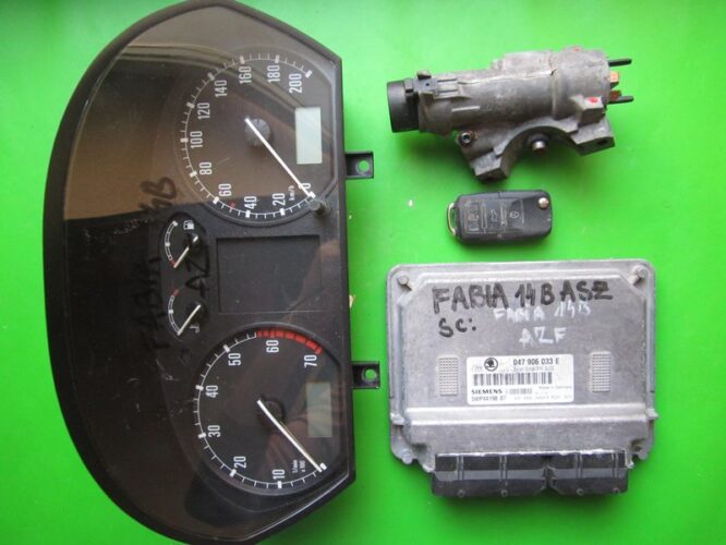 KIT Startup Skoda Fabia 1.4 047906033E 5WP44198 SIMOS 3PA AZF-0