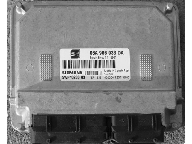 ECU Engine Control Unit Seat Altea 1.6 06A906033DA 5WP40233 SIMOS 7.1 BGU-0