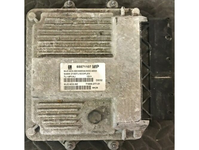 DEFECTIVE Ecu Opel Corsa D 1.3CDTI 55571107 Z13DTJ 6O3.SE-0