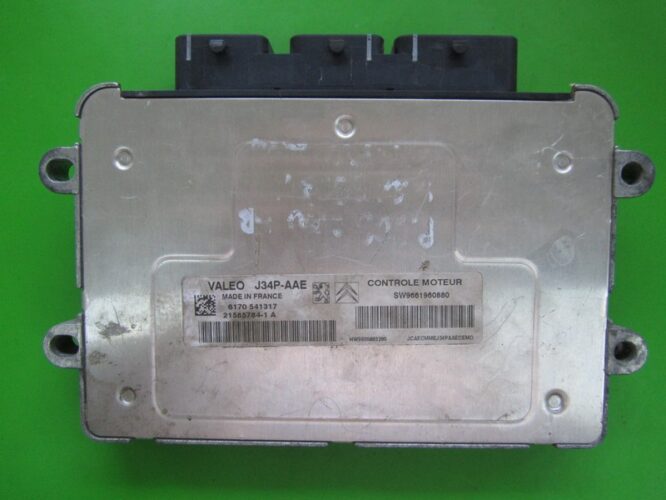 DEFECTIVE ECU Peugeot 206 1.4 9661960880 21585784 J34P-AAE-0