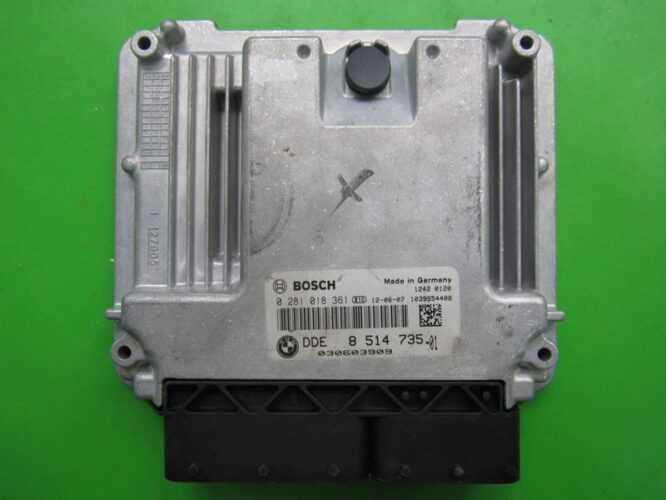 ECU Engine Control Unit Bmw 116D DDE8514735 0281018361 EDC17C50-0
