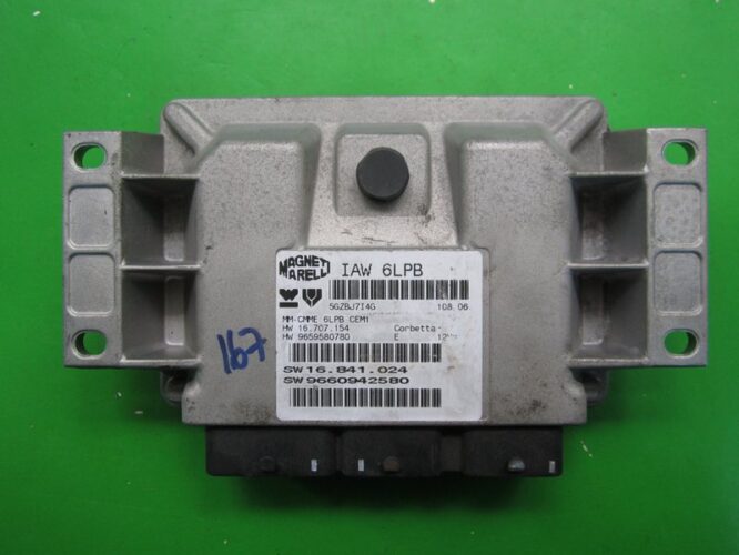 ECU Engine Control Unit Peugeot 407 2.2 9660942580 IAW 6LPB-0