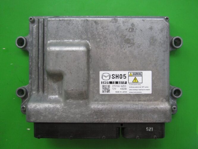 ECU Engine Control Unit Mazda 6 2.2D SH0518881P 275700-6253-0