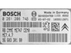 ECU Engine Control Unit Peugeot 407 3.0 9660330180 0261208746 ME7.4.7-0