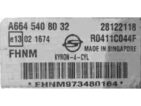 ECU Engine Control Unit SsangYong Kyron 2.0XDI A6645408032 28122118 DCM3.1-0