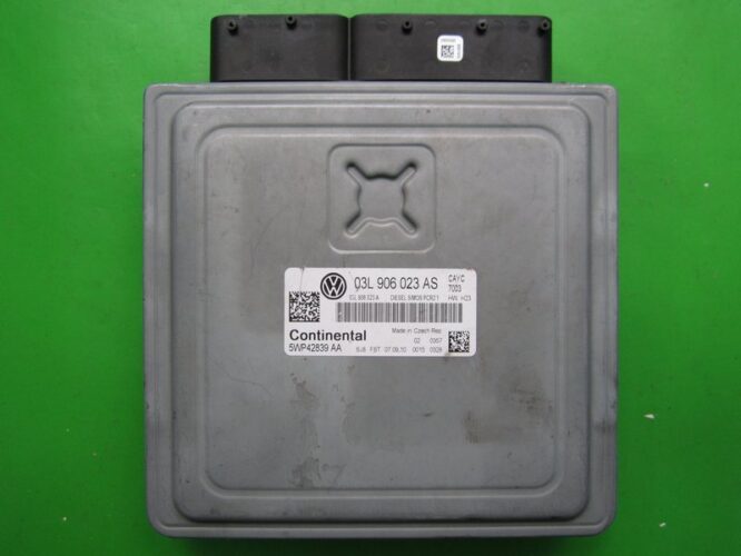 ECU Engine Control Unit VW Touran 1.6TDI 03L906023AS 5WP42839 SIMOS PCR2.1-0