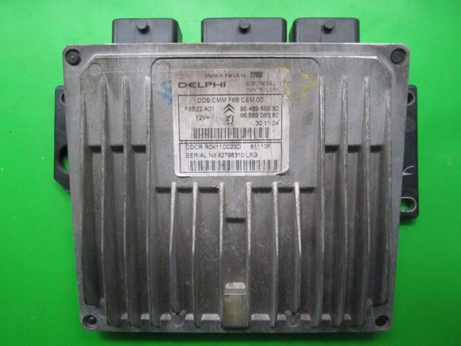 ECU Engine Control Unit Citroen C3 1.4HDI 9648966680 9656908380 81110F DDCR-0