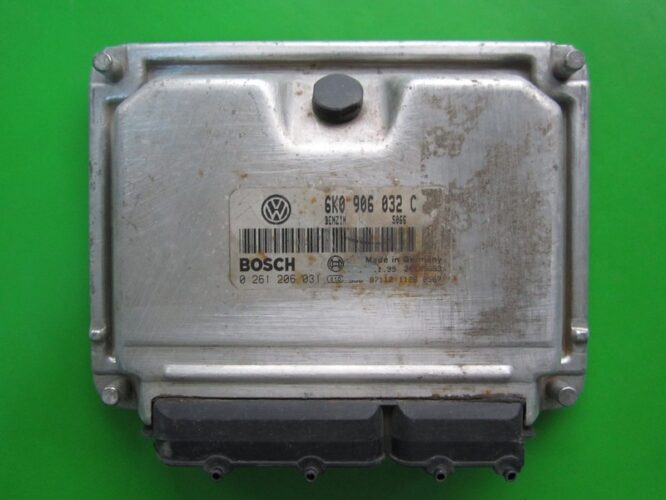 Defective Ecu Seat Ibiza 1.4 6K0906032C 0261206031 ME7.5.10 AKK-0