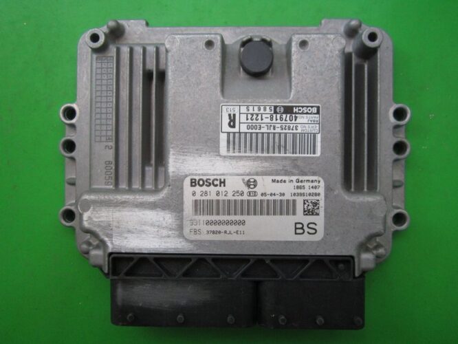 ECU Engine Control Unit Honda FR-V 2.2 37820-RJL-E11 0281012250 EDC16C7-0