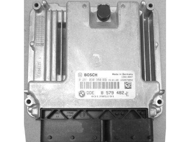 ECU Engine Control Unit BMW 116D DDE8579482 0281030980 EDC17C50 F20-0