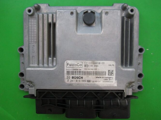 ECU Engine Control Unit Ford B-Max 1.6TDCI CV11-12A650-DD 0281019589 EDC17C10-0