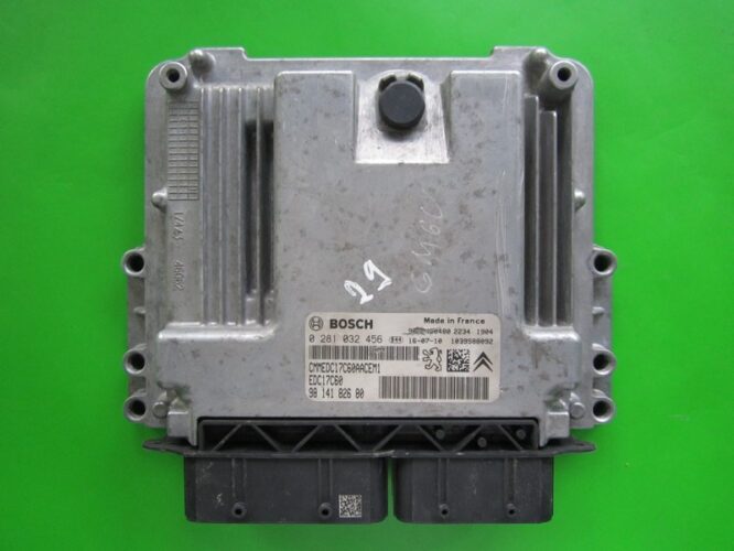 Defective Ecu Peugeot 208 1.6HDI 9814182680 0281032456 EDC17C60-0