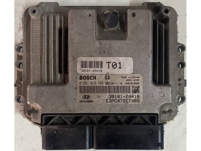 ECU Engine Control Unit Hyundai Accent 1.5CRDI 39101-2A418 0281016586 EDC16C39-0