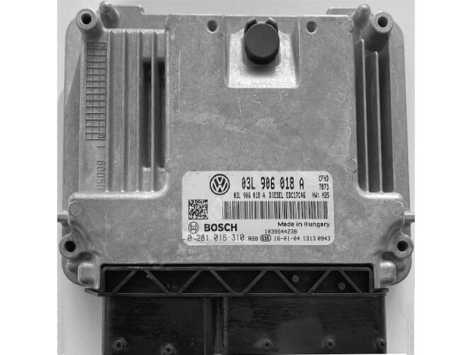 ECU Engine Control Unit Seat Ibiza 2.0TDI 03L906018A 0281016310 EDC17C46 CFHD-0