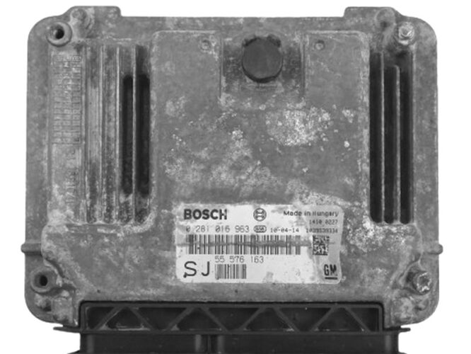 ECU Engine Control Unit Saab 9-3 1.9TID 55576163 0281016963 EDC16C39-0