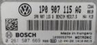 ECU Engine Control Unit Seat Leon 1.8 1P0907115AG 0261S07669 MED17.5 CDAA-0