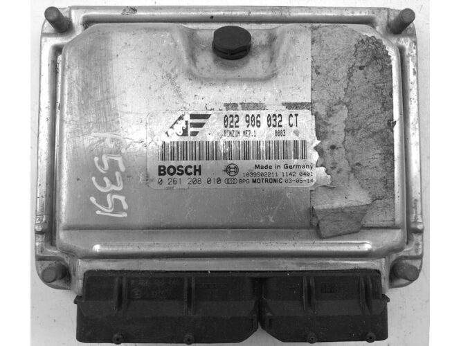 ECU Engine Control Unit Seat Alhambra 2.8 022906032CT 0261208010 ME7.1-0