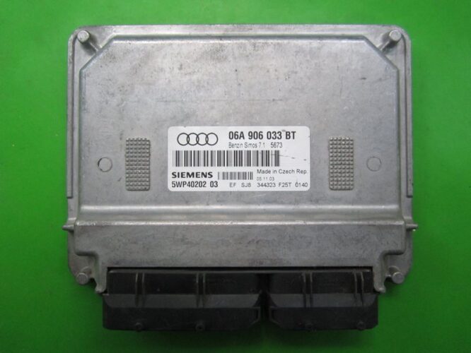 ECU Engine Control Unit Audi A3 1.6 06A906033BT 5WP40202 SIMOS 7.1-0