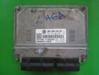 ECU Engine Control Unit VW Caddy 1.6 06A906033MT 5WP49999 SIMOS 7PP CHGA-0