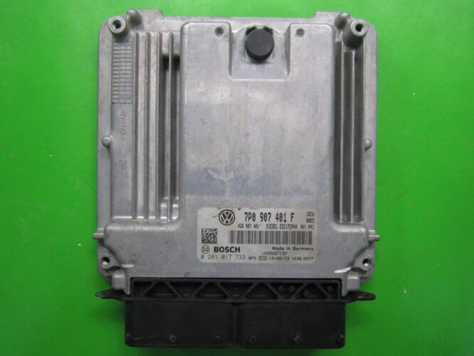 Defective ECU VW Touareg 3.0TDI 7P0907401F 0281017733 EDC17CP44-0
