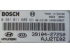 ECU Engine Control Unit Hyundai Tucson 2.0CRDI 39104-27250 0281011689 EDC15C7-0