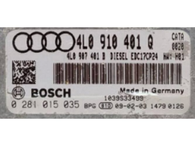 ECU Engine Control Unit ECU Audi Q7 3.0TDI 4L0910401Q 0281015035 EDC17CP24 CATA H01-0