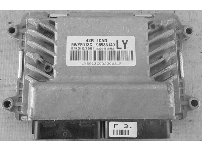 ECU Engine Control Unit Chevrolet Aveo 1.2 96983149 5WY5913C 42R-0