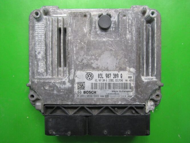 ECU Engine Control Unit VW Sharan 2.0TDI 03L907309Q 0281016949 EDC17C46 H27-512364