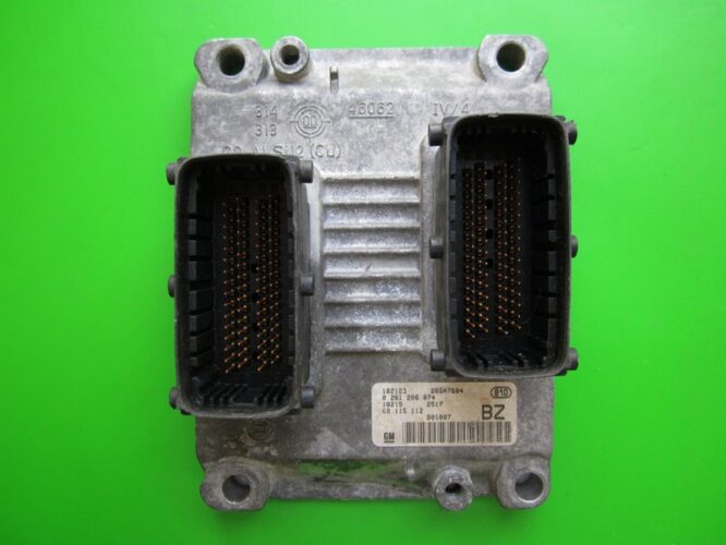 Defective Ecu Opel Corsa C 1.2 0261206074 Z12XE ME7.6H4-0