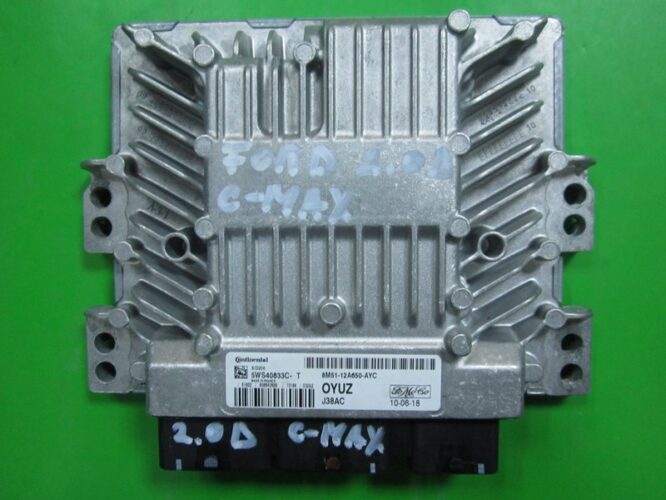 ECU Engine Control Unit Ford C-Max 2.0 8M51-12A650-AYC SID206-0