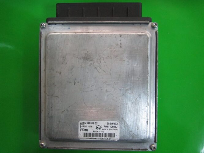 ECU Engine Control Unit Ssangyong Rexton 2.7D A6655400132 28019193 FBMN DCM3.2AP-512817