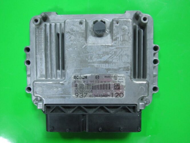 ECU Engine Control Unit Alfa Romeo 147 1.9JTD 55205066 0281012965 EDC16C39-0