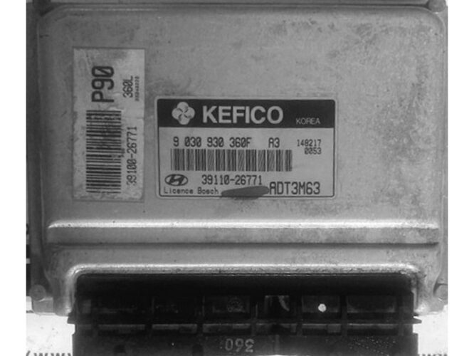 ECU Engine Control Unit Hyundai Accent 39110-26771 9030930360F M7.9.0-0
