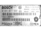 ECU Engine Control Unit Jeep Grand Cherokee 3.0CRD P56044189AG 0281011999 EDC16CP31-0