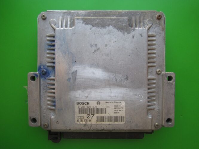 Defective ECU Peugeot 306 2.0HDI 9635157580 0281001976 EDC15C2-0